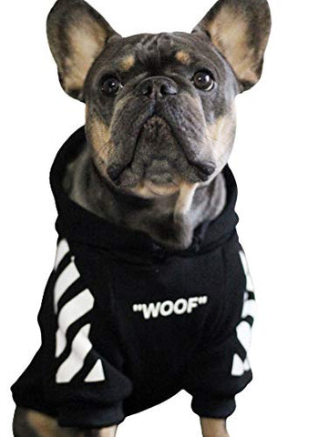 Woof Dog Hoodie Fashion Outfit for Dog