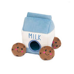 Interactive Squeaky Hide and Seek Plush Dog Toy