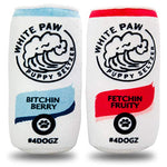 White Paw Original Two Pack Parody Funny Dog Drinks with Squeaker