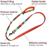 Leashboss 6Ft Reflective Leash with Padded Handle