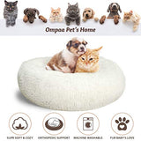 Fluffy Round Orthopedic Bed for Small Dogs and Cats