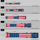 American Flag Dog Collar in 5 Different Sizes